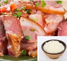 Braised Pork Head Rice