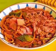 Ham Fried Rice Noodles