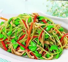 Bean Sprout and Pork Fried Rice