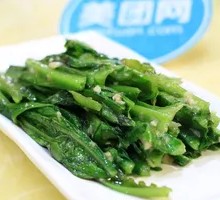 Stir-Fried Oil-maize Greens with Garlic