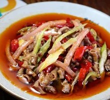 Pickled Cabbage with Chicken Offal
