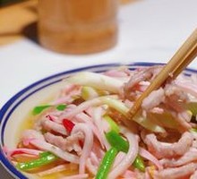 Pickled Vegetable and Pork Strips