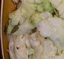 Fried Pork Crumbs with Napa Cabbage