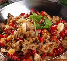 Spicy Pork Intestines Stir-fry