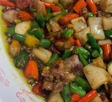 Spicy Chicken with Green Chili