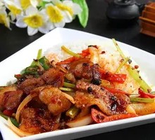Twice-Cooked Pork Rice Bowl