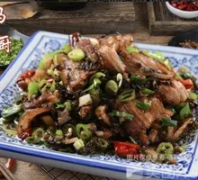Salted Vegetable Stir-fried Pork
