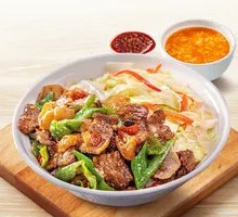 Spicy Pork with Chili Rice Bowl