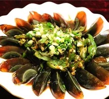 Green Pepper and Century Egg