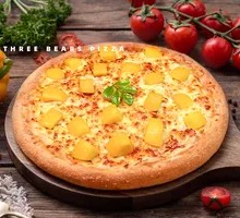 Peach Yogurt Pizza