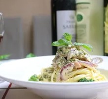 Mushroom Bacon Pasta