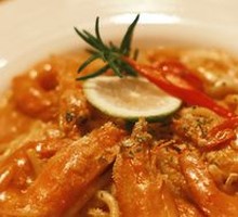 Tom Yum Shrimp Pasta