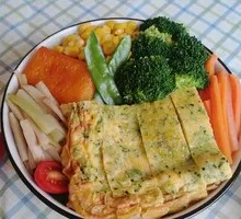 Vegetable Baked Egg Black Rice Bowl