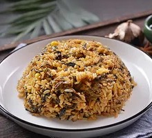 Pickled Mustard Greens and Minced Pork Fried Rice