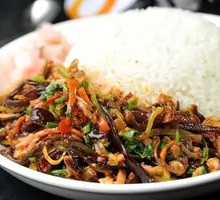 Pickled Chili Pork Rice Bowl