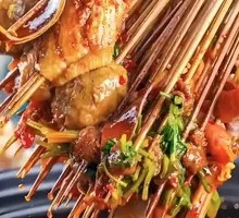 Mixed Meat and Vegetable Skewers