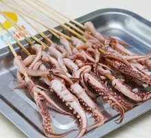 Squid Tentacle Skewers