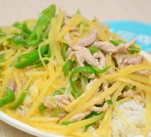 Potato and Pork Noodle Bowl