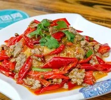 Pickled Chili Beef Noodles with Rice