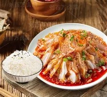 Pork Ear Rice Bowl