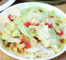 Fried Pork Crumbs with Napa Cabbage