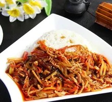 Fish-flavored Pork Rice Bowl