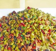 Minced Pork and Green Bean Fried Rice