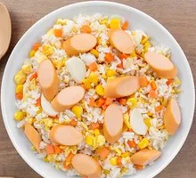 Corn Sausage Fried Rice