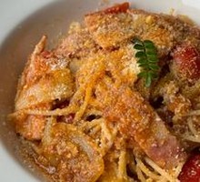 Ham and Meat Sauce Pasta