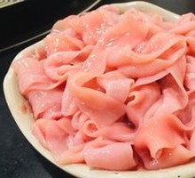 Raw Duck Intestine in Sauce