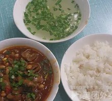Braised Intestine Rice Bowl