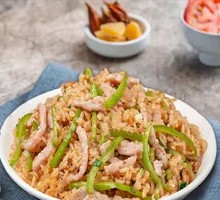 青椒肉丝炒饭