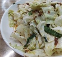 Fried Pork Crumbs with Bok Choy