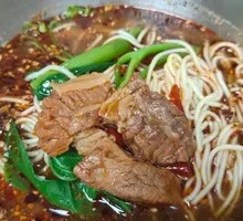 Beef Noodle Soup with Thin Noodles