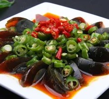 Spicy Pepper and Century Egg