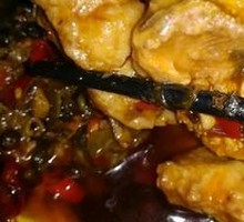 Dry-burned grass carp