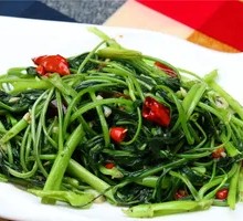 Stir-Fried Water Spinach