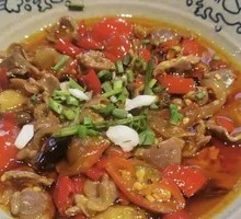 Spicy Pepper Chicken Offal