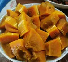 Steamed Old Pumpkin