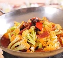 Cured Meat with Organic Cauliflower