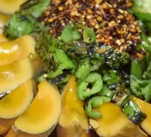 Green Pepper and Century Egg