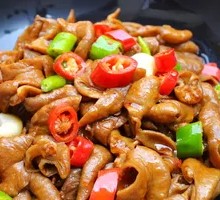 Spicy Pork Intestines Stir-fry