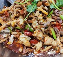 Chicken Offal and Frog Stir-fry