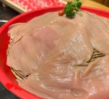 Sliced Pork Kidney with Big Knife