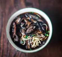 Button Mushroom Noodles