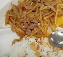 Potato Shredded Pork Topping