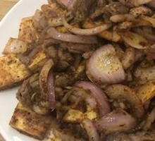Naan Stir-Fried Lamb