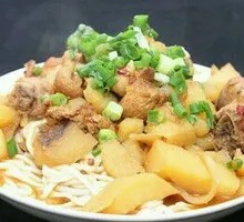 Large Plate Chicken Noodles