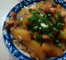 Large Plate Chicken Rice