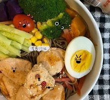 Chicken Breast Meatballs Buckwheat Noodles